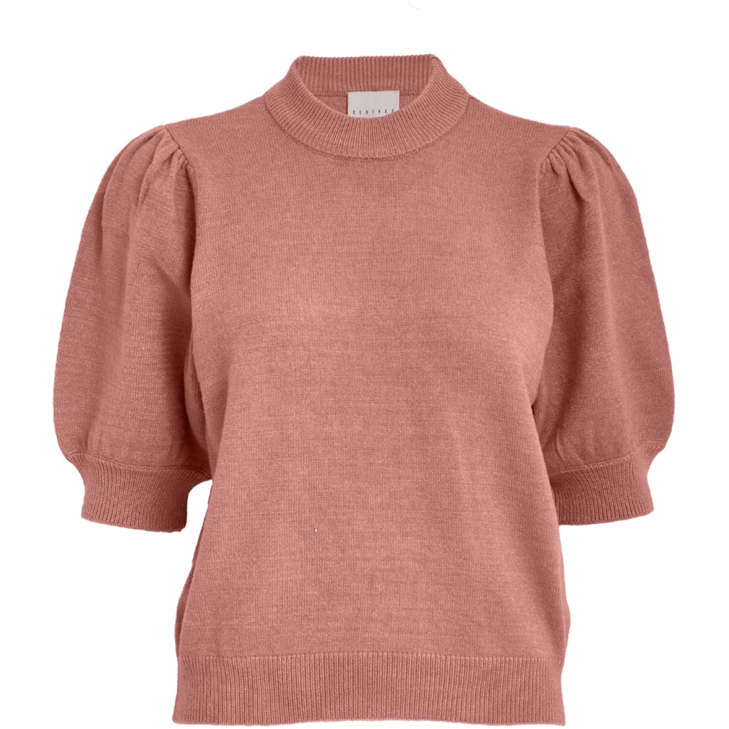 DESIRES CHARITY KNIT PULLOVER | ROSE MELANGE