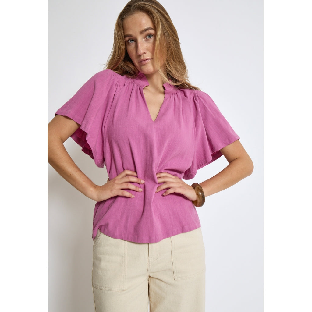 PEPPERCORN HANNAH BLOUSE | ROZE