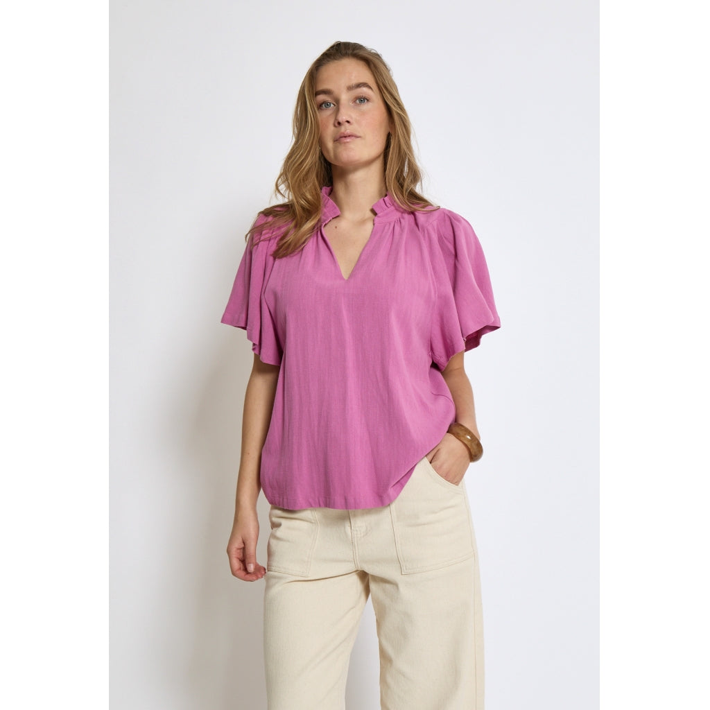 PEPPERCORN HANNAH BLOUSE | ROZE