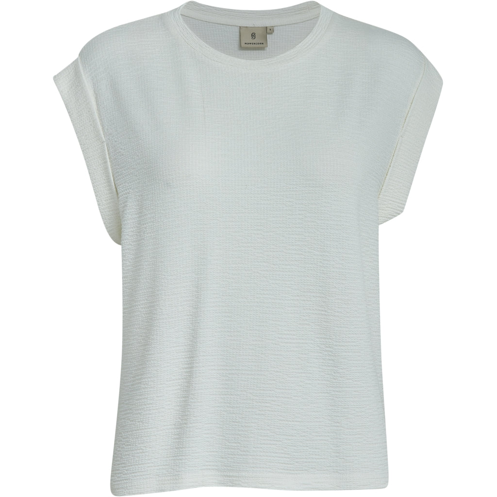 PEPPERCORN AVERLY WIDE CUFF T-SHIRT | WIT