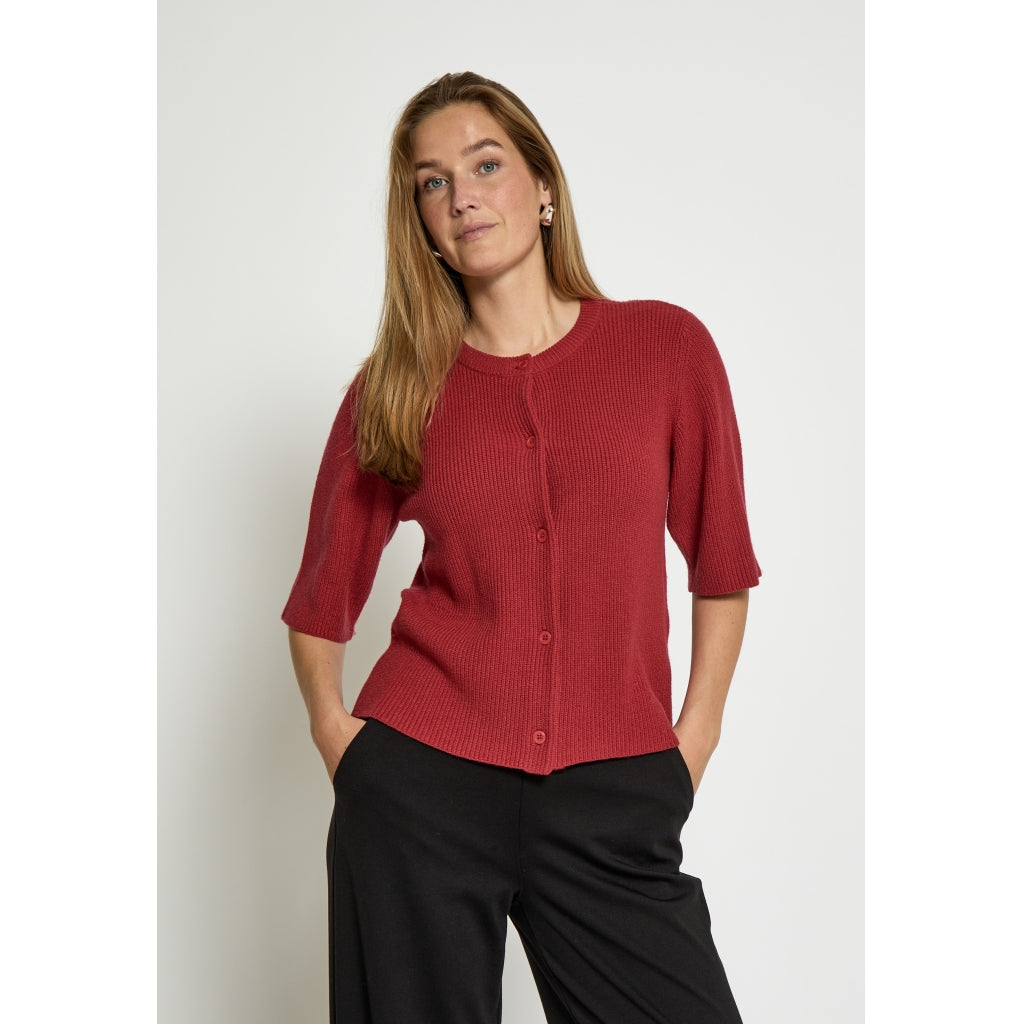 DESIRES DELTA SHORT SLEEVE KNIT CARDIGAN