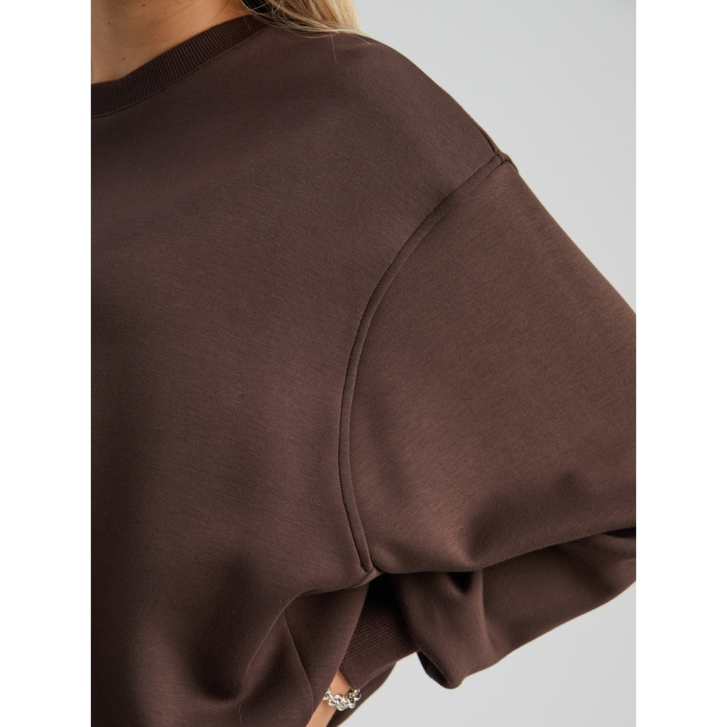 PEPPERCORN SINNA GRS SWEATER | JAVA BROWN