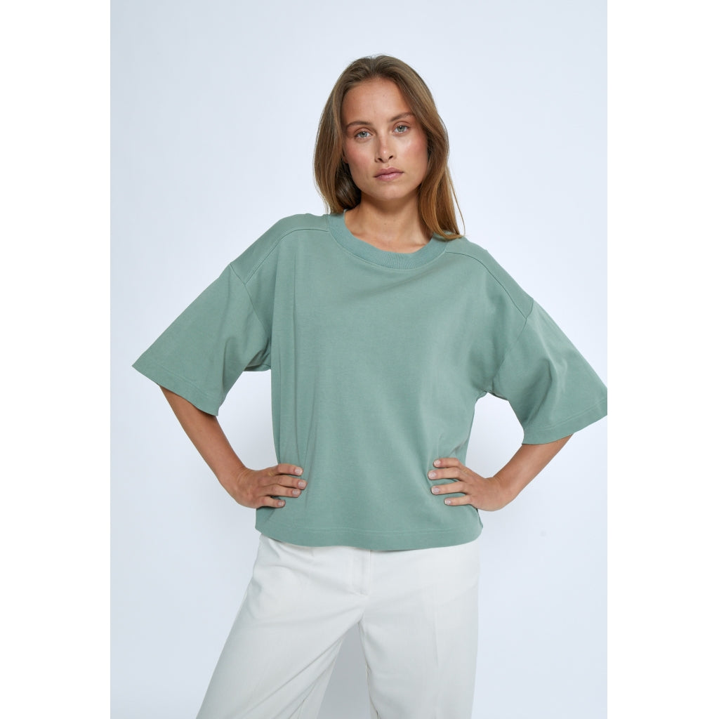 PEPPERCORN FIOLA GOTS T-SHIRT | FADED DENIM