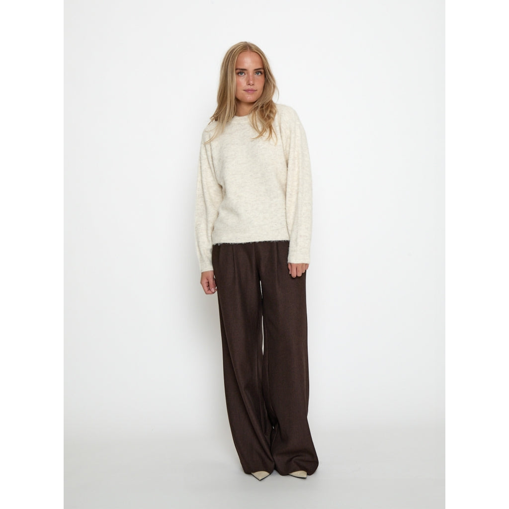 PEPPERCORN SYLVIE KNIT PULLOVER | WHITECAP GREY MELANGE