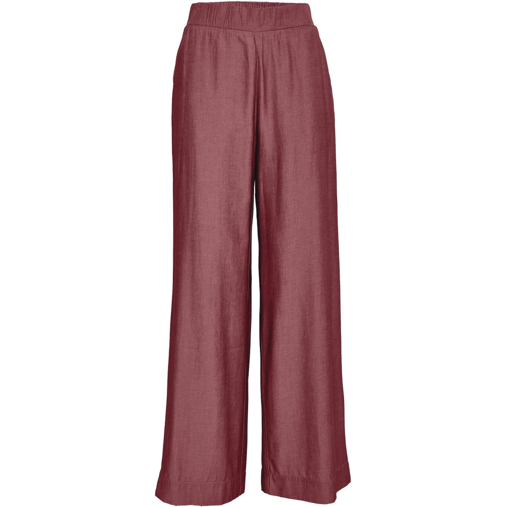 PEPPERCORN BEA WIDE PANT | MAROON RED
