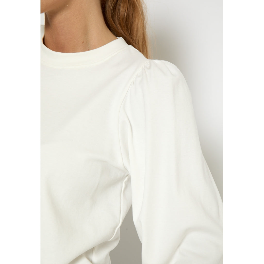PEPPERCORN FIOLA PUFFLSEEVE BLOUSE | CLOUD DANCER