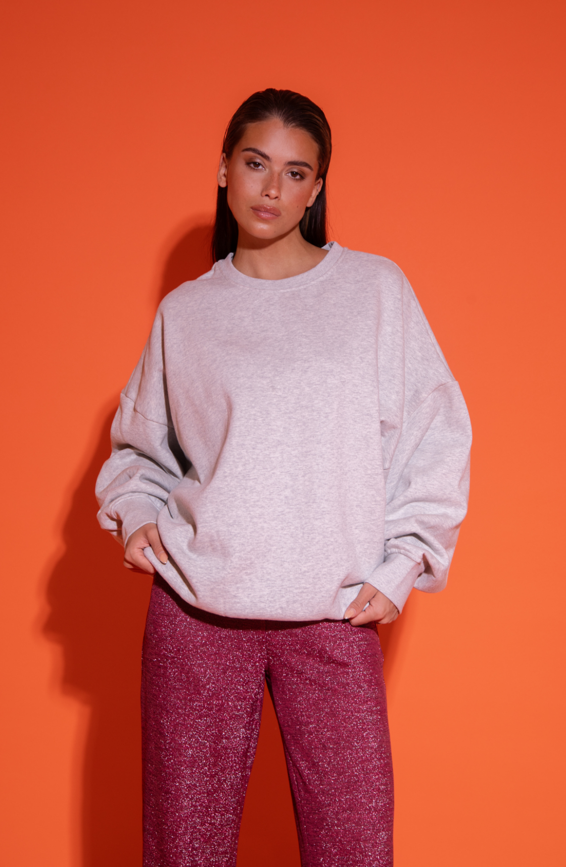 STUDIO AMAYA JAPAN SWEATER | GRIJS