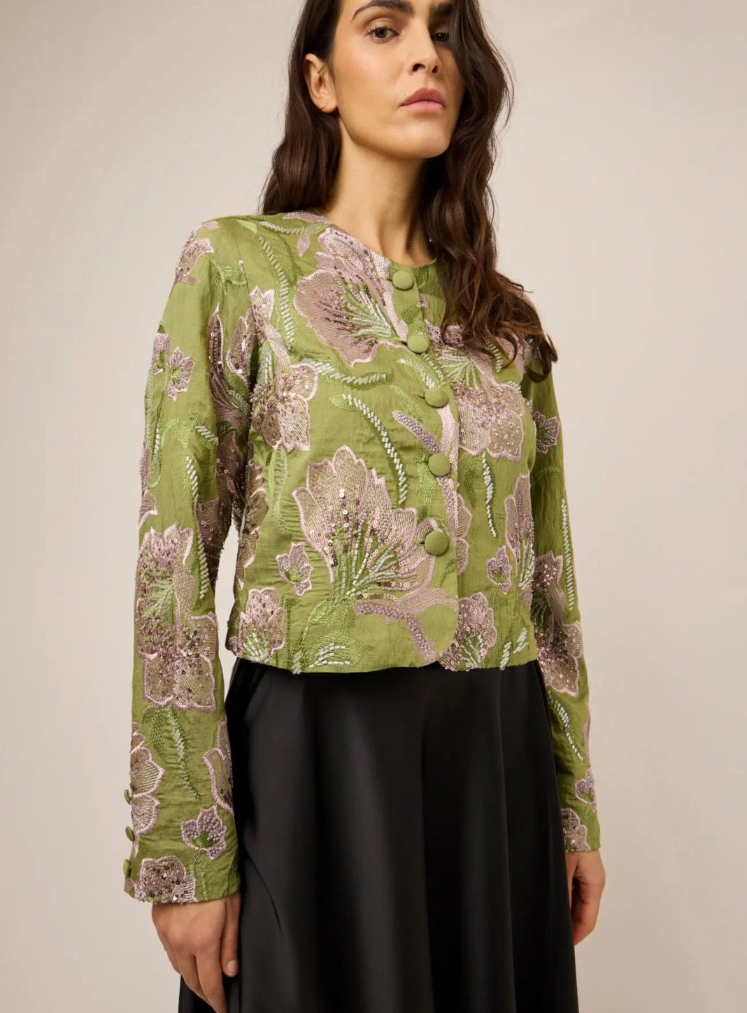 YAS MALLEMIC LS BEADED JACKET - SHOW