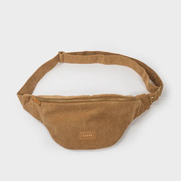 HEUPTAS VELOURS | CAMEL