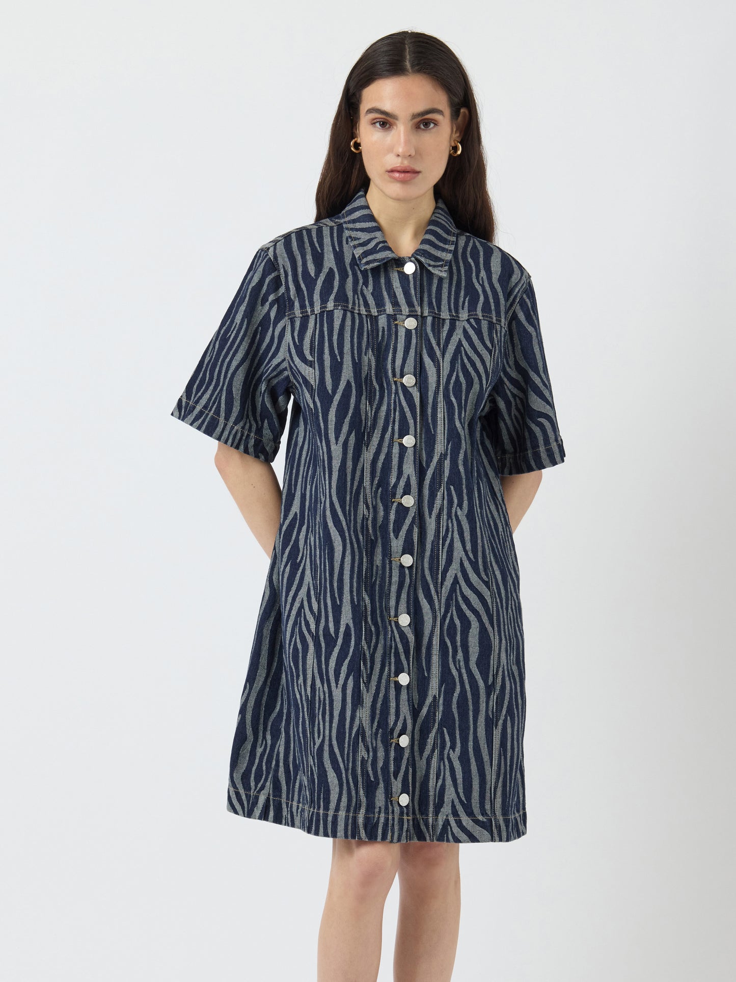 YAS LORA 2/4 DENIM DRESS