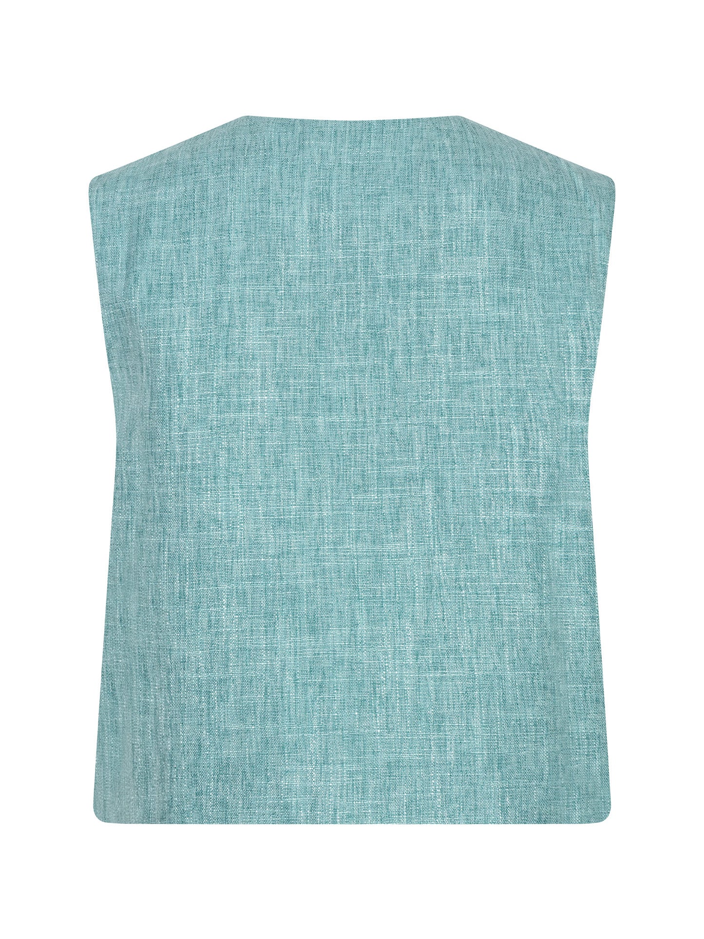 YDENCE GILET AMANDA | TURQUOISE MELANGE
