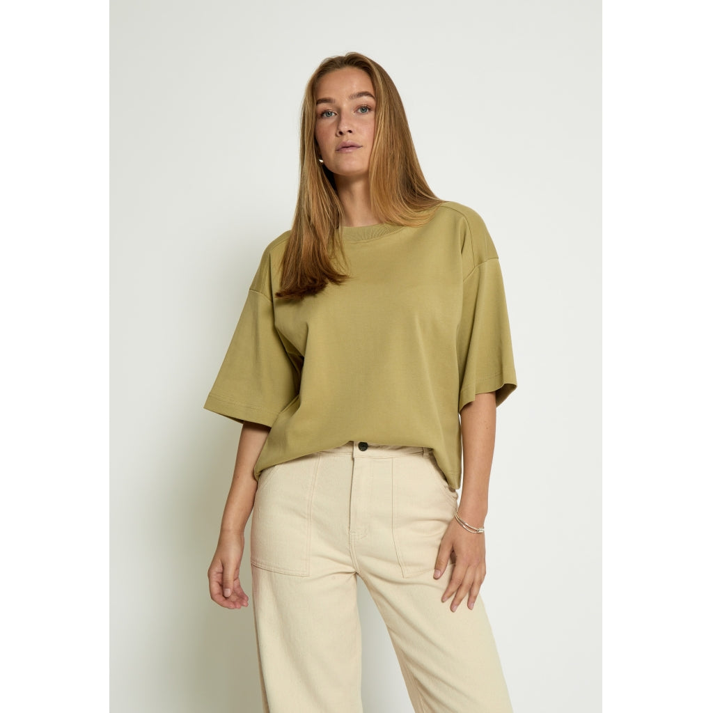 PEPPERCORN FIOLA GOTS T-SHIRT | GREY GREEN