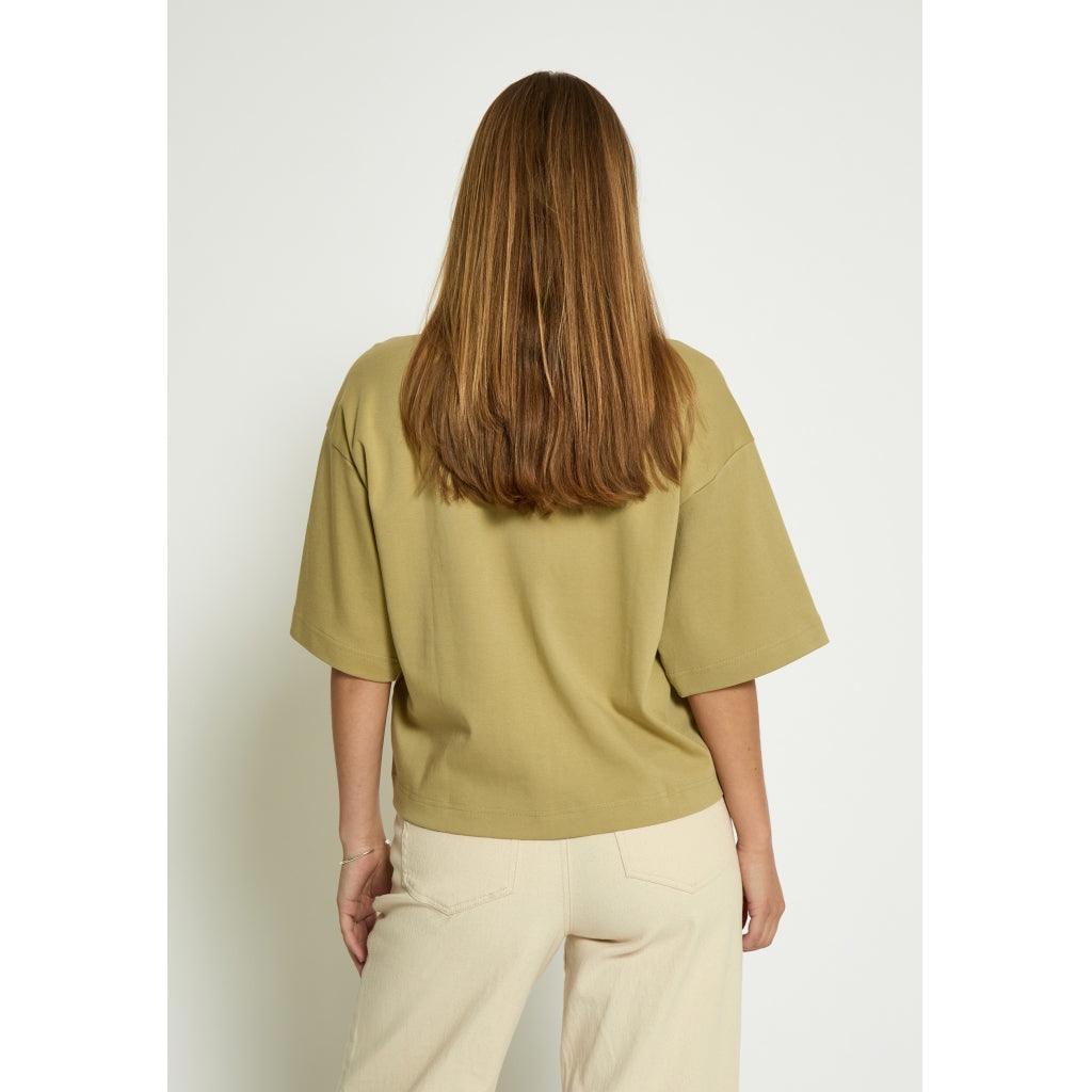 PEPPERCORN FIOLA GOTS T-SHIRT | GREY GREEN