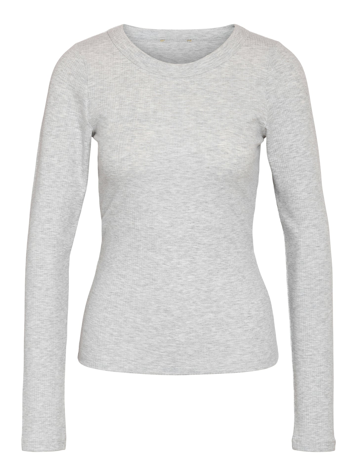 NOISY MAY LUCIA L/S O-NECK RIB SHIRT