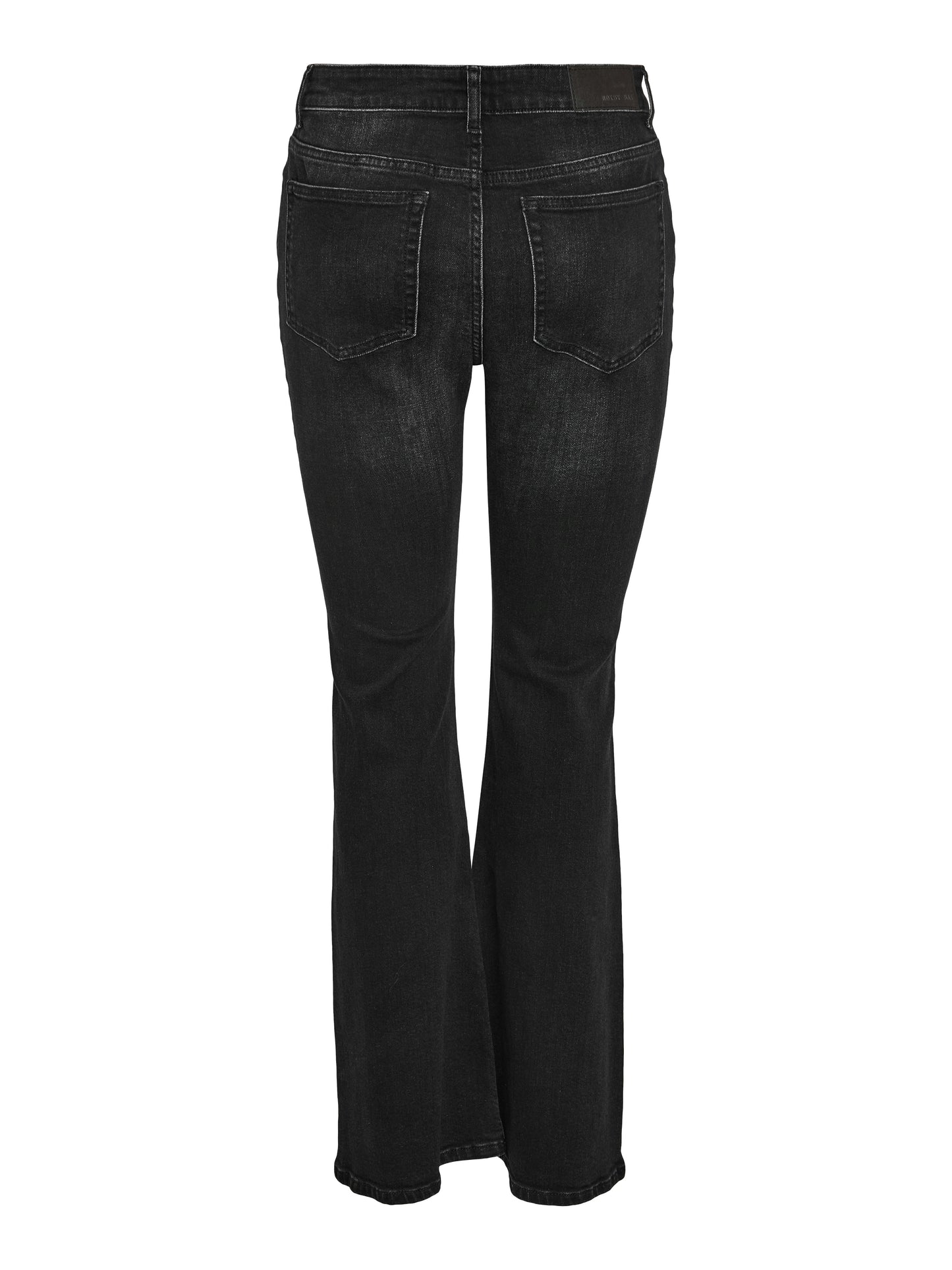 NOISY MAY KAREEN HW FLARE JEANS | ZWART
