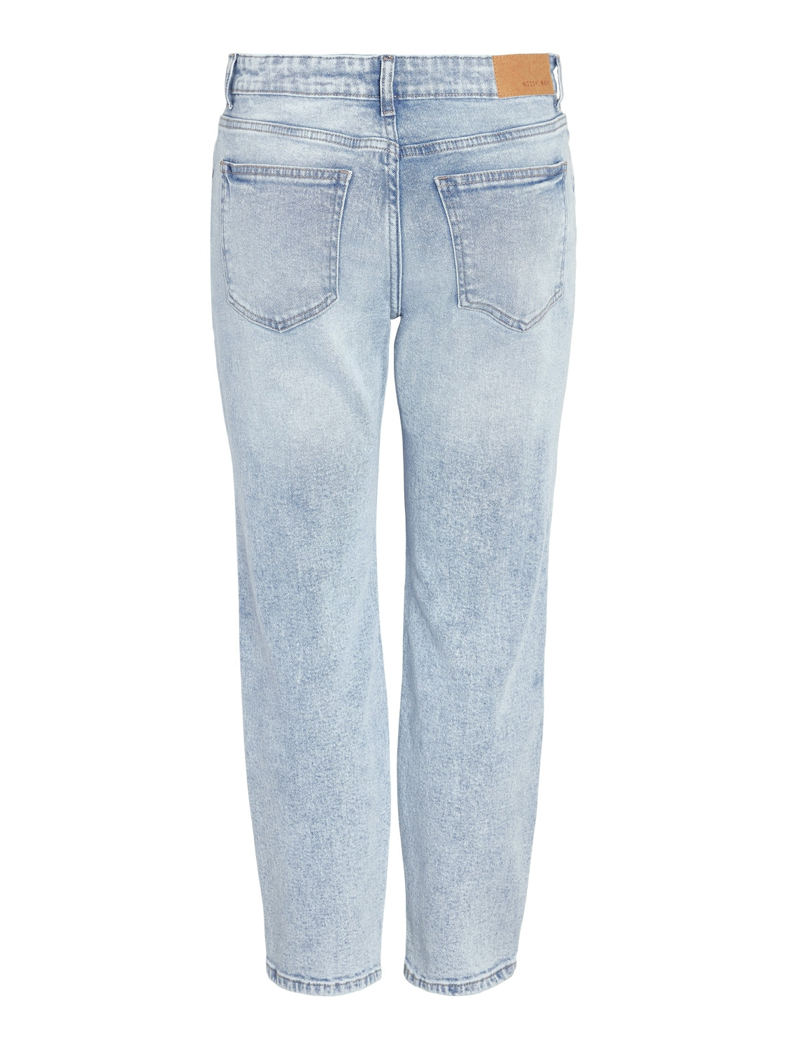 NOISY MAY MONI HW ST ANK JEANS | LIGHT BLUE DENIM