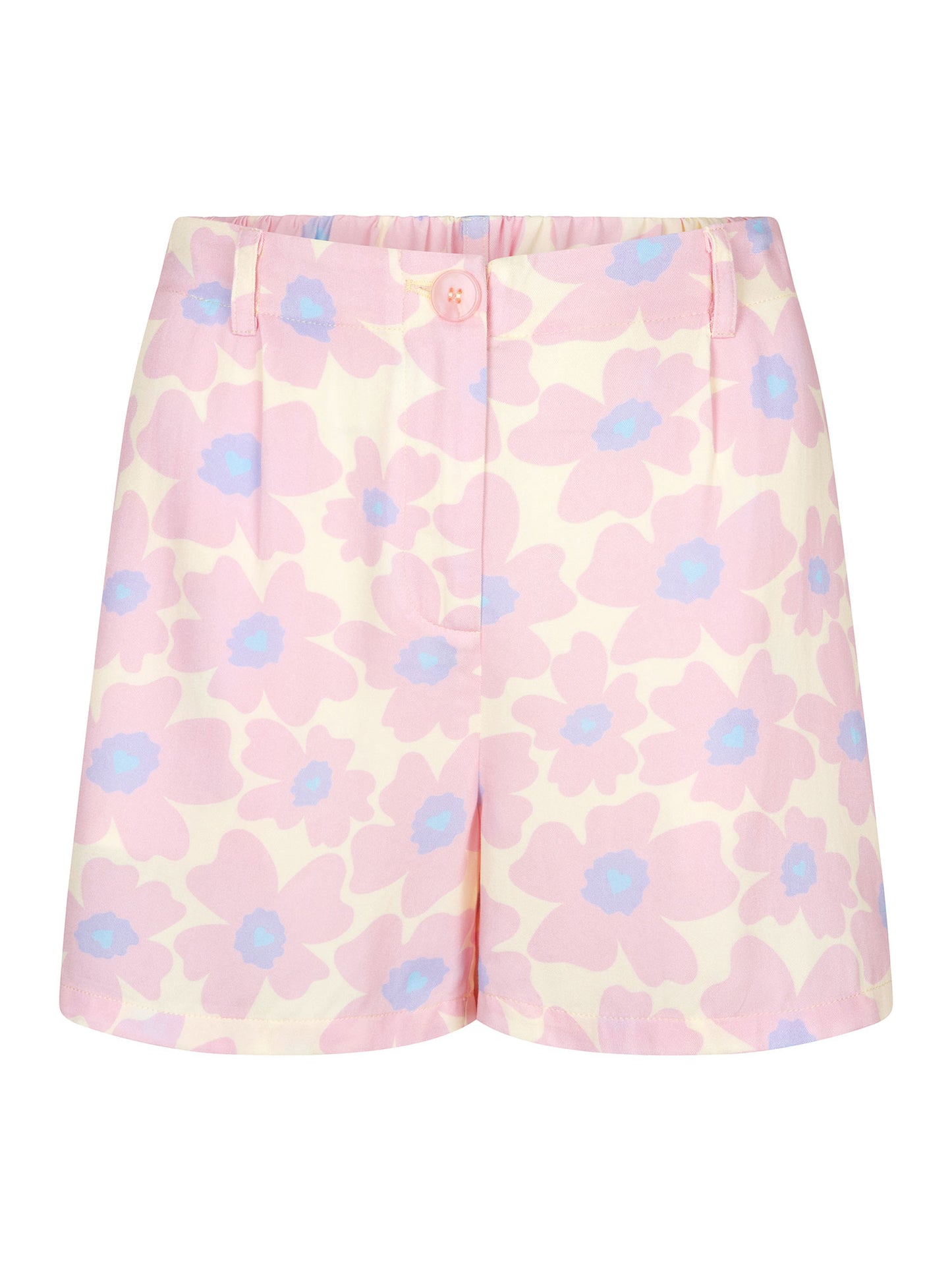 YDENCE SHORT NADIA | SOFT PINK FLOWER