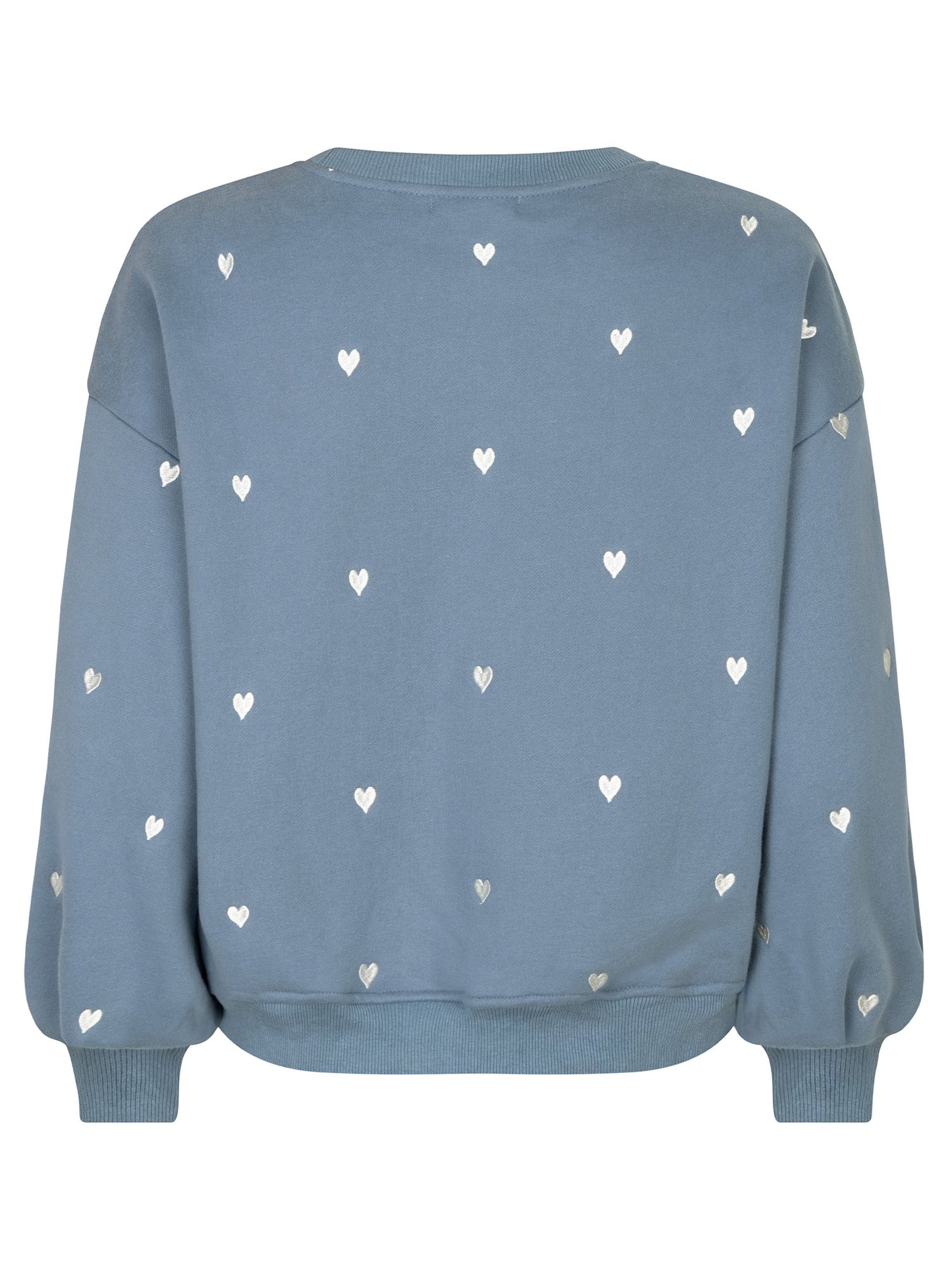 YDENCE SWEATER HEARTS | BLUE/GREY