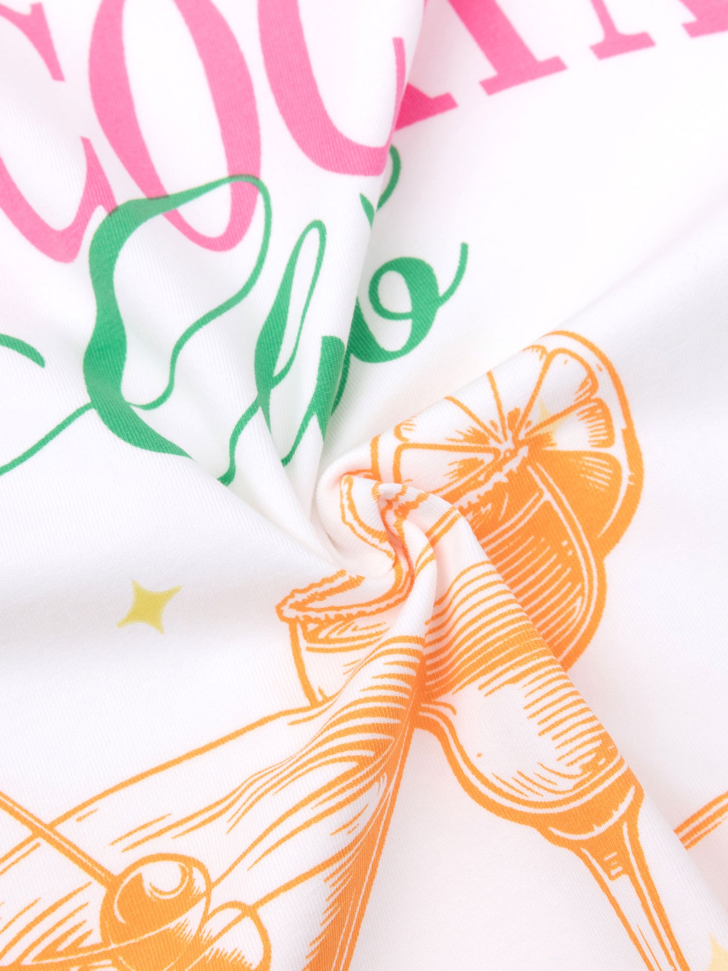 YDENCE T-SHIRT COCKTAIL CLUB | PINK/GREEN