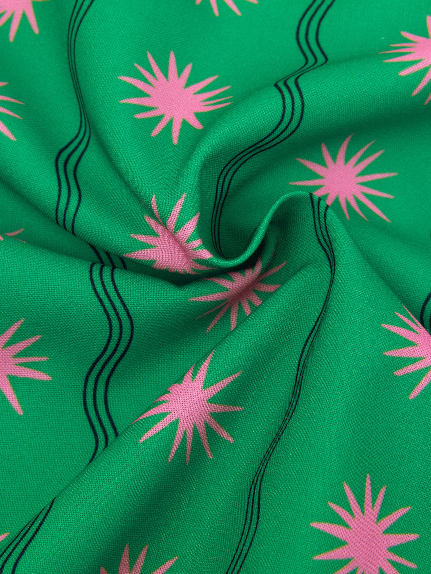 YDENCE TOP MEREDITH | GREEN PRINT