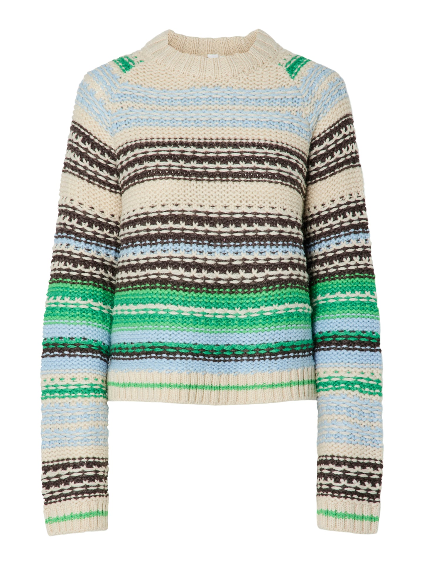 YAS BIBI LS WOOL KNIT PULLOVER | ROZE