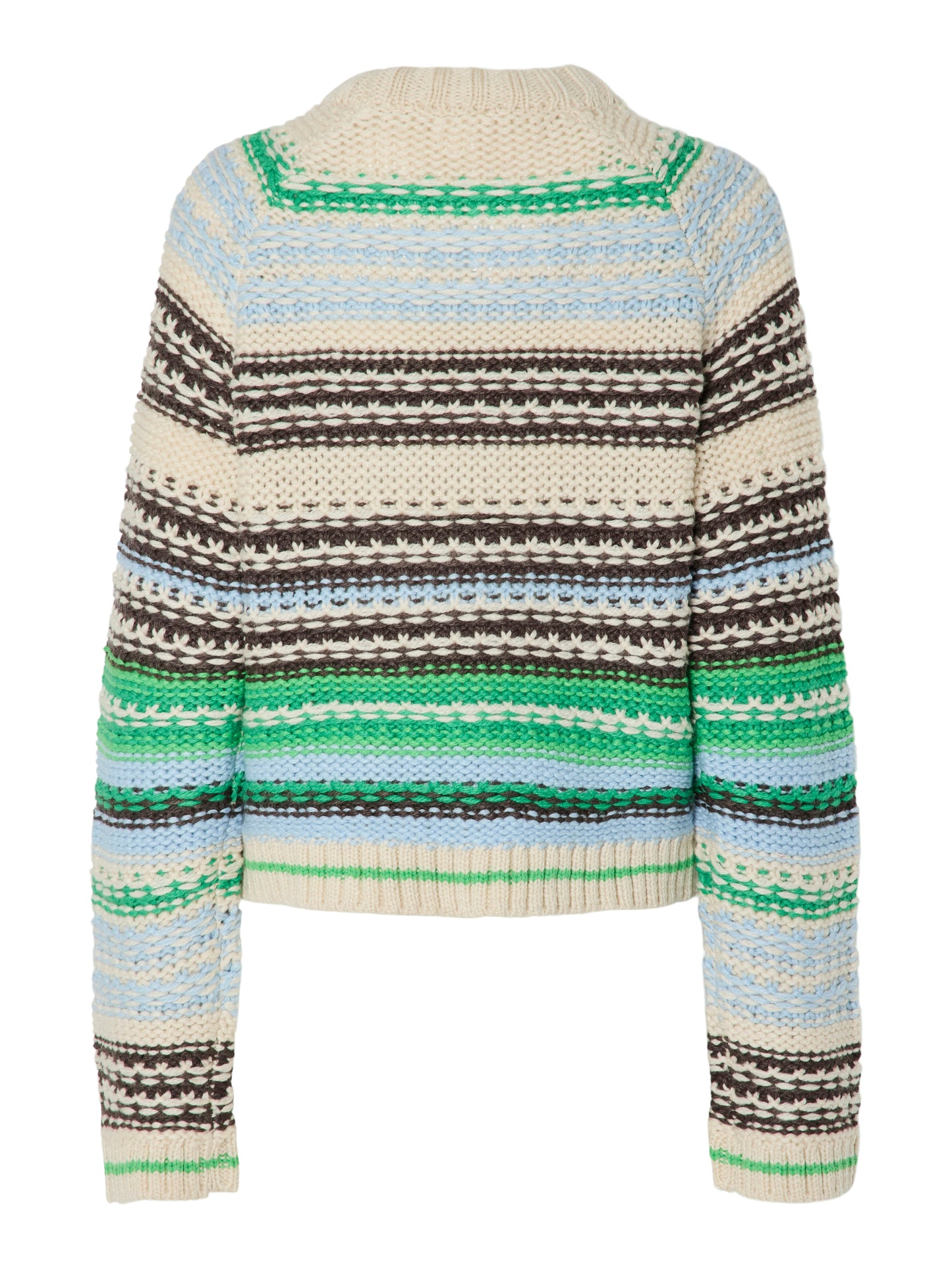YAS BIBI LS WOOL KNIT PULLOVER | ROZE