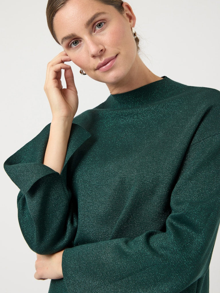 YAS CASTOR LS KNIT PULLOVER | GROEN
