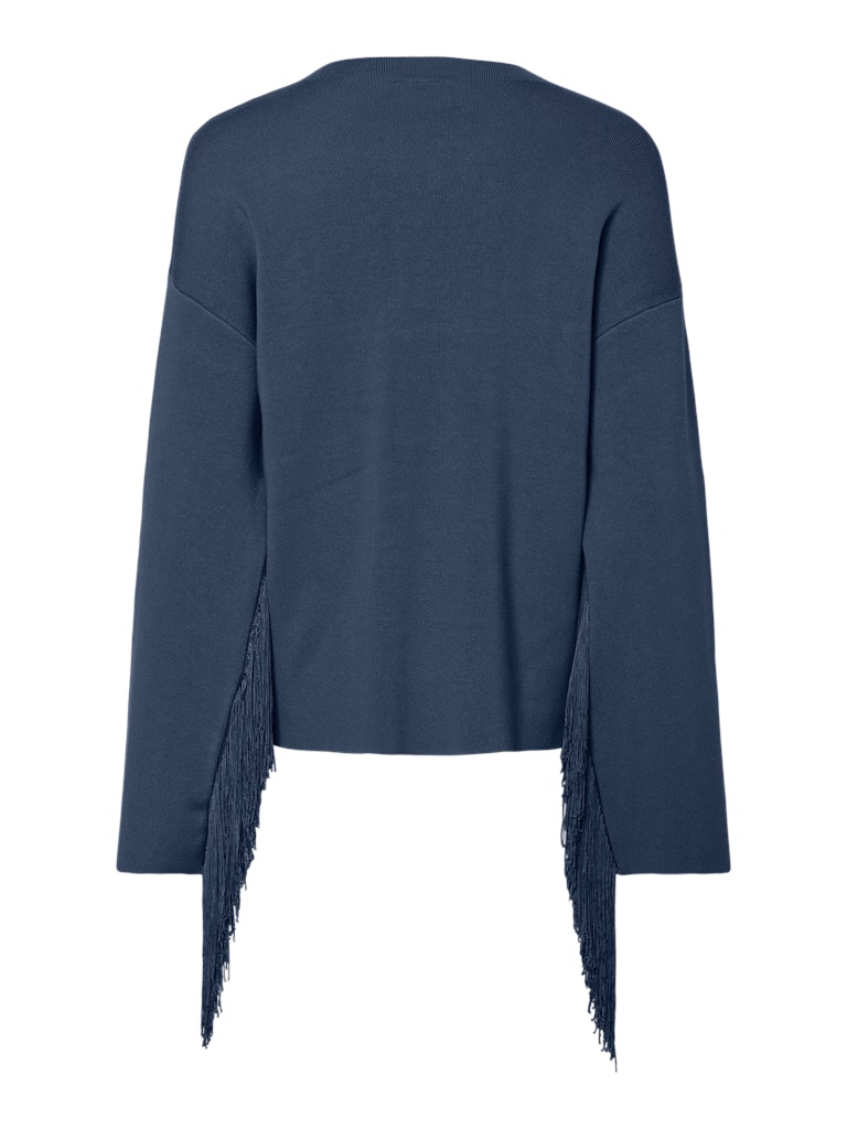 YAS FRINGA LS O-NECK KNIT PULLOVER