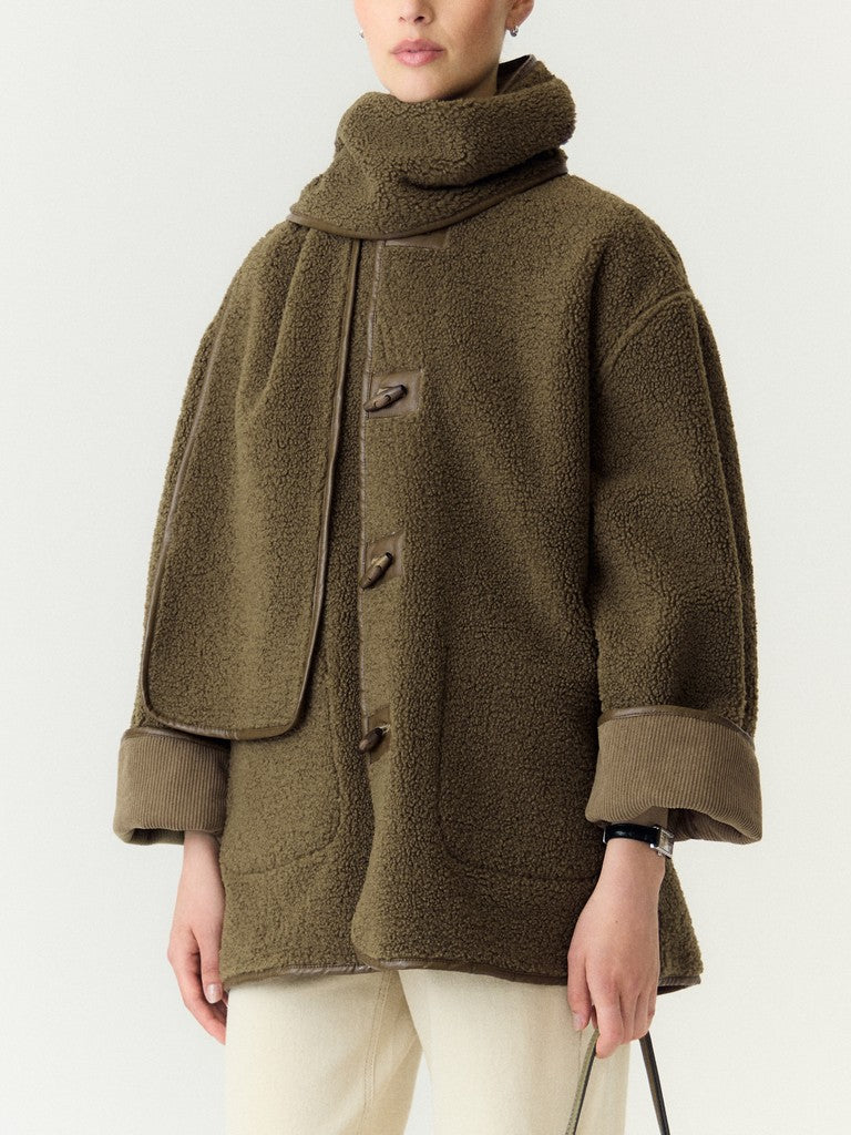 YASOSANA LS REVERSIBLE SCARF JACKET