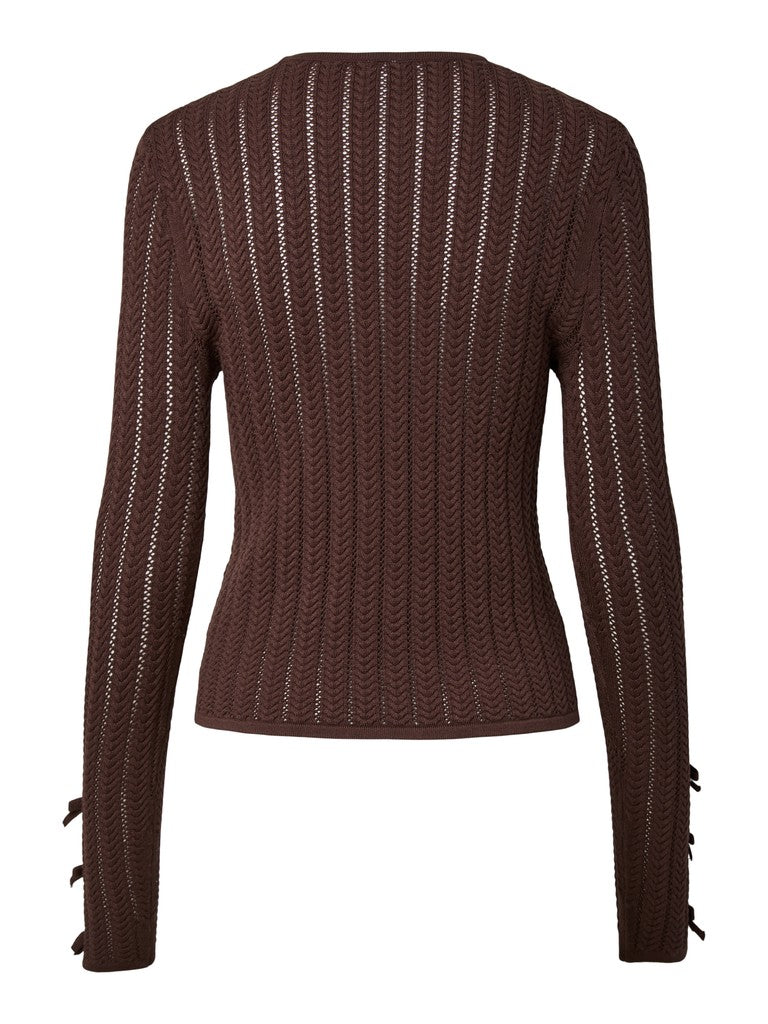 YAS NORLA LS KNIT PULLOVER