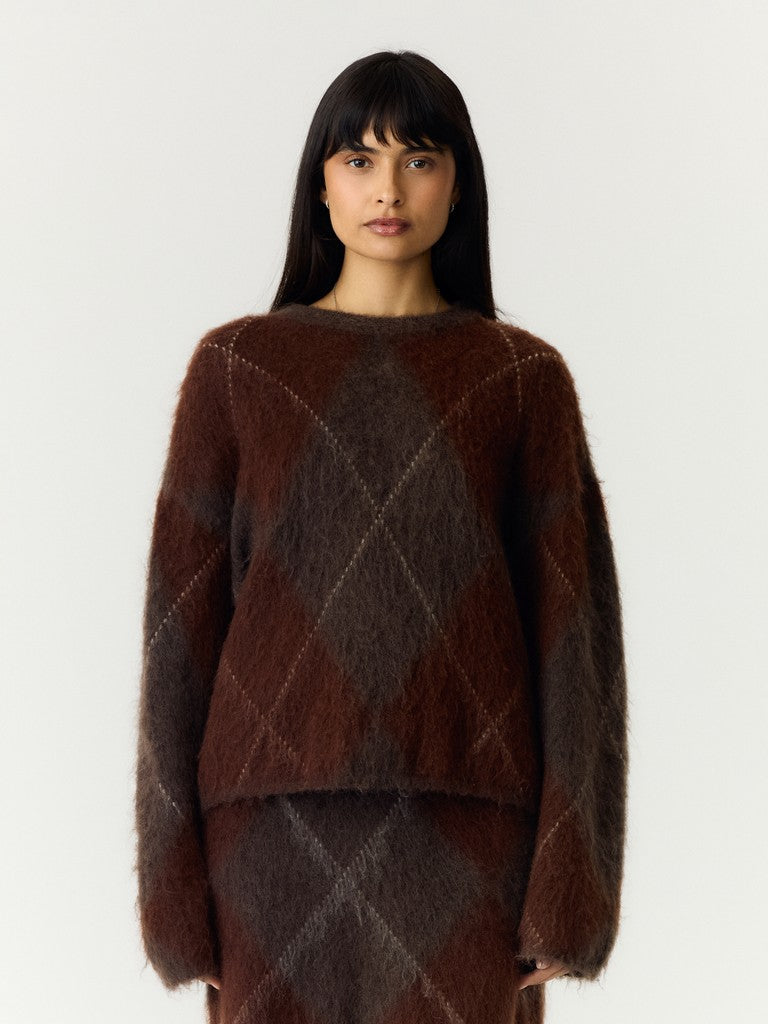 YAS ARGY LS MOHAIR BLEND KNIT