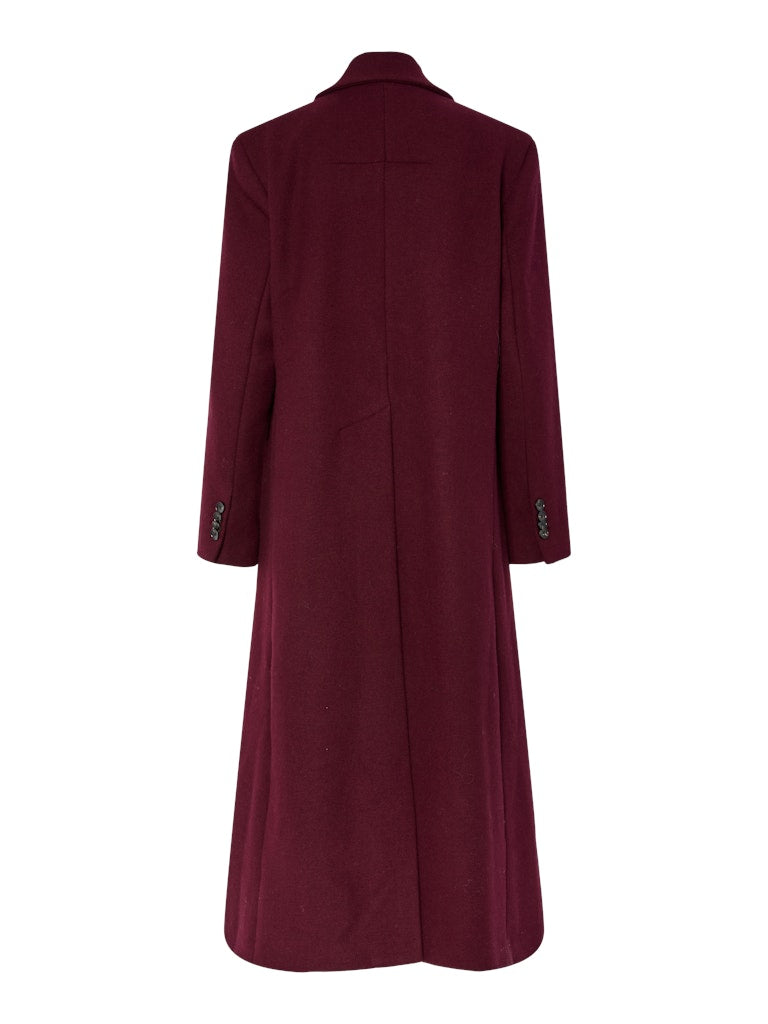 YAS ROYLA LS WOOL BLEND LONG COAT