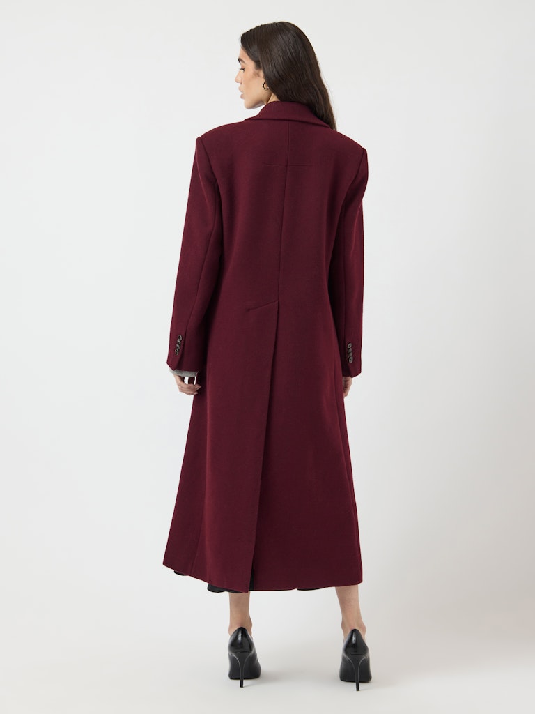 YAS ROYLA LS WOOL BLEND LONG COAT