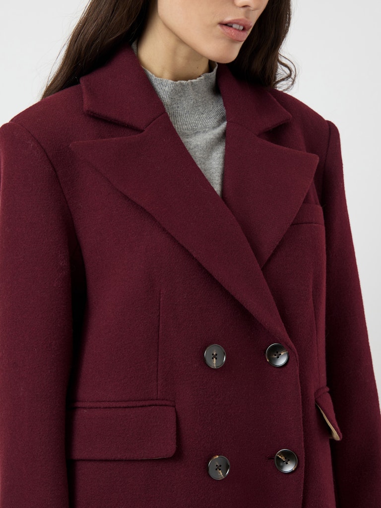 YAS ROYLA LS WOOL BLEND LONG COAT