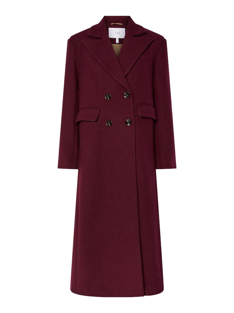 YAS ROYLA LS WOOL BLEND LONG COAT