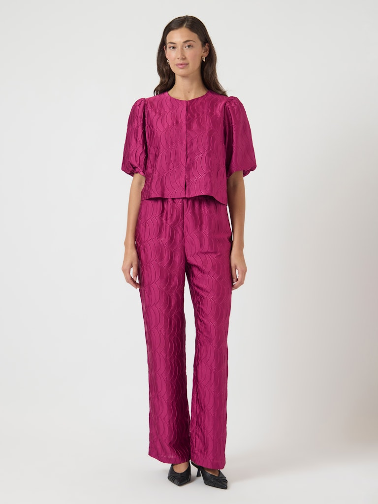 YAS LIMO 2/4 SHORT TOP | FUCHSIA