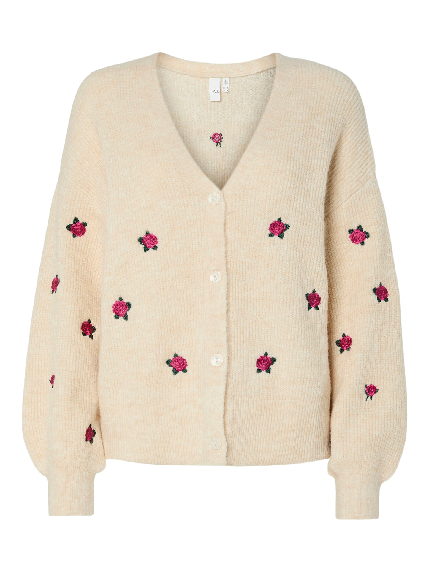 YAS FLEUR LS KNIT CARDIGAN