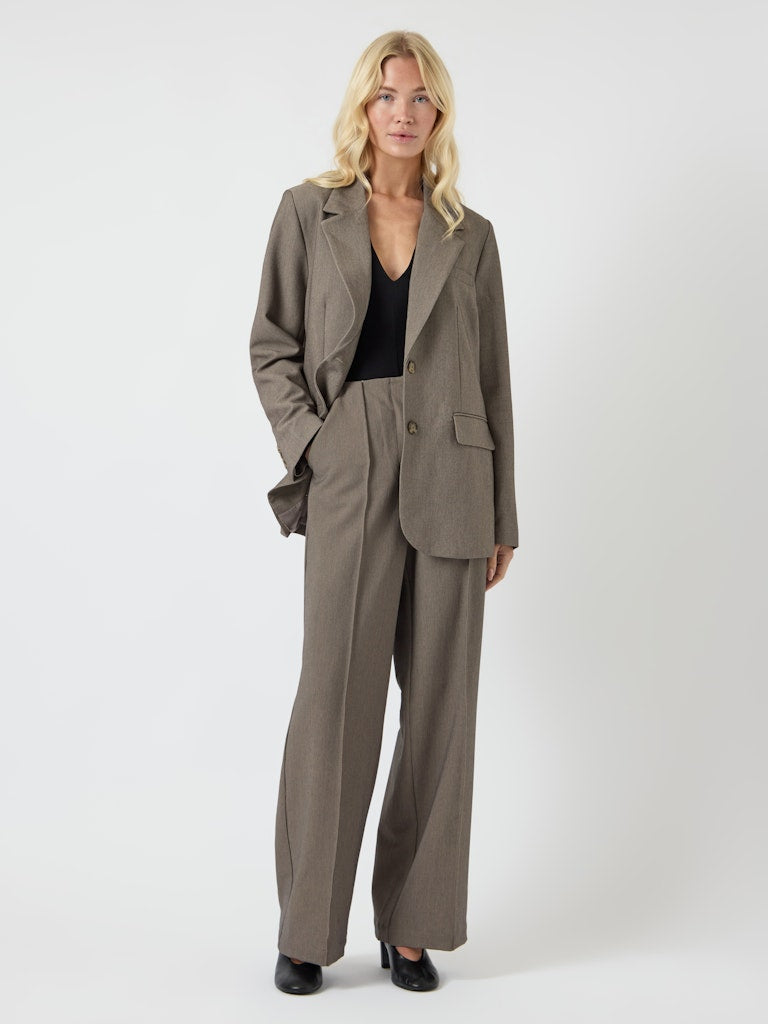 YAS REEMAJ LS BLAZER | GREY MELANGE
