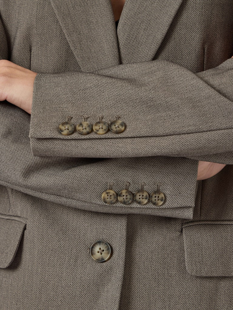 YAS REEMAJ LS BLAZER | GREY MELANGE