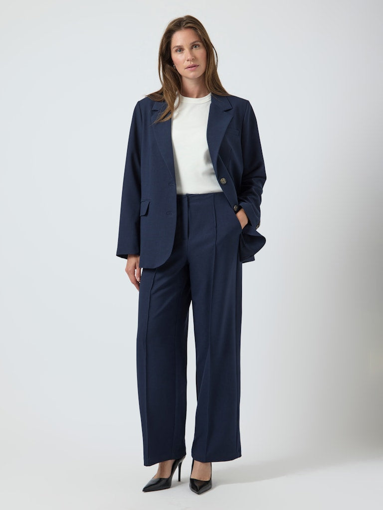 YAS REEMAJ HW PANT NOOS | NAVY BLAZER