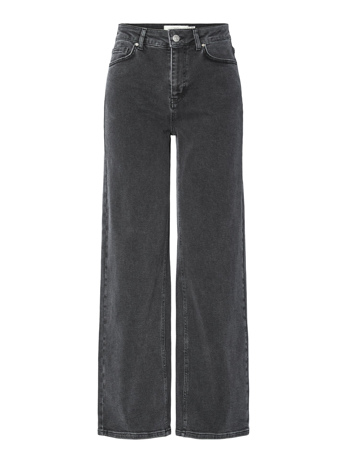 YAS ROSIE HW STRAIGHT JEANS | GRIJS