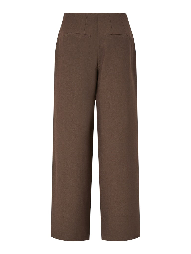 YAS REEMAJ HW PANT NOOS | CHOCOLATE BROWN