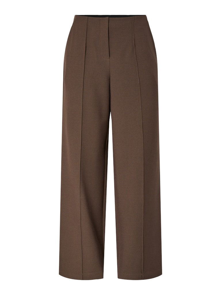 YAS REEMAJ HW PANT NOOS | CHOCOLATE BROWN