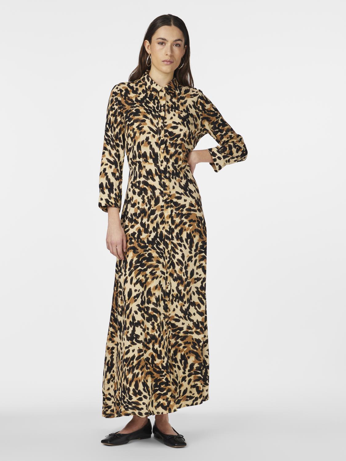 YAS SAVANNA LONG SHIRT DRESS