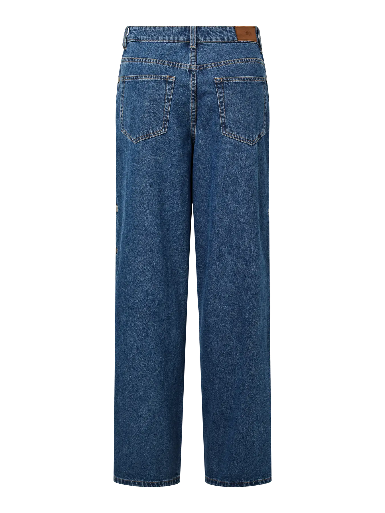 YAS BREE HW BUTTON JEANS