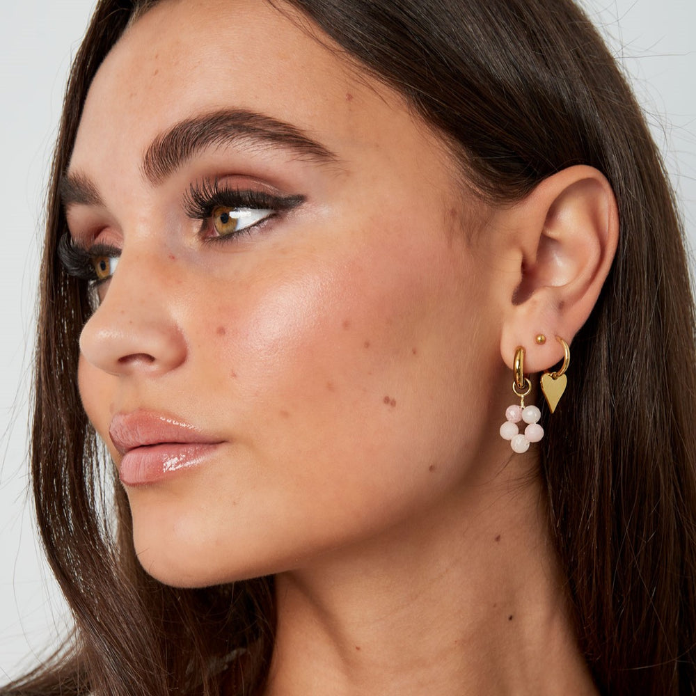 CHUNKY FLOWER EARRING