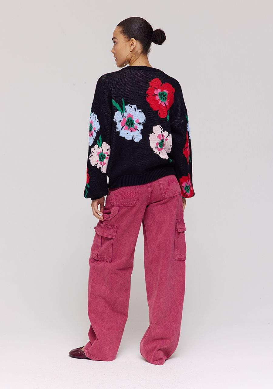 HARPER & YVE JAZZ CARDIGAN MULTIFLOWER