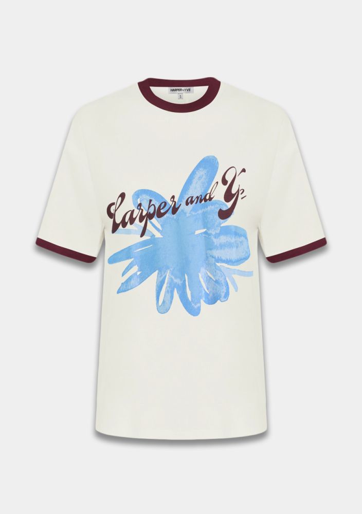 HARPER & YVE T-SHIRT FLOWER
