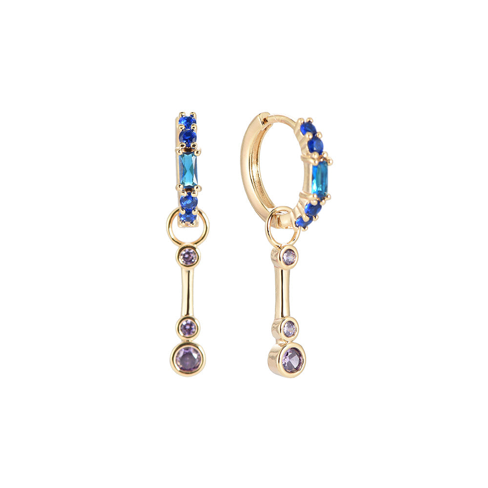 LILLYROSE LUNA EARRING | BLUE