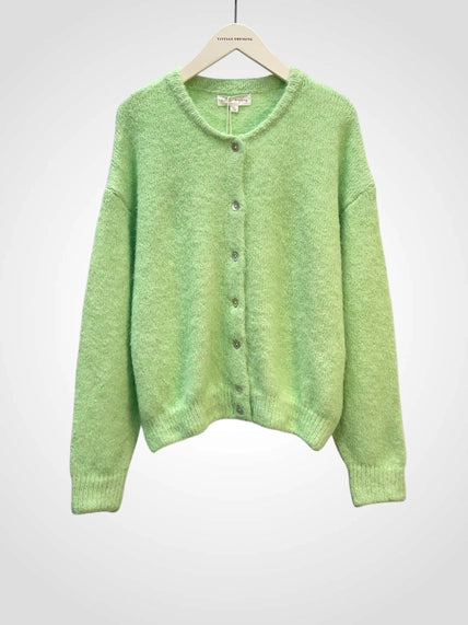 GEBREID VEST | GROEN